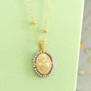Virgin Mary Pendant Charm Necklace Women Cross Scared Heart Jesus Choker Seed Beads Stainless Steel Chain Gold Color Mom - Image 36