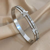 Square Zircon Stars Cuff Bangle Bracelets for Women Gold Silver Color Stainless Steel Stacked Bracelet - Image 6