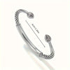 Hua Hua Silver Personality Retro Six-Character Mantra Leather Bracelet Woven Men's Bracelet - Image 6