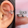 1PC CZ Multi-Layer Clips Earrings for Women Minimalist Leaf Cartilage Earings Ear Cuff Fake Piercing Clip on Ear Jewelry - Image 8