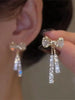 Bow Crystal Zircon Earrings For Women Party Jewelry Ear Accessories Valentine's Day Gift - Image 7