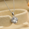 Elegant Cushion Shape Cubic Zirconia Pendant Necklace Silver Color Box Chain Women Accessories Jewelry - Image 7