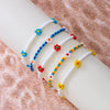 Simple Cute Flowers Anklet for Women Summer Colorful Seed Beaded Bracelet On The Leg Beach Party Foot Jewelry - Image 3