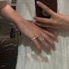 Bfclub Silver Color Rings for Women Simple Geometric Handmade Irregular Retro Ring Gold Big Allergy For Birthday Gift - Image 5