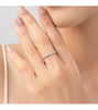 Silver Classic Sparkling Zircon Wedding Engagement Band Promise Bridal Ring For Women Jewelry Gift - Image 11
