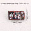 The Music Band Enamel Brooch Is Suitable for Enthusiasts as an Accessory, Badge, Lapel, Cuff, Tie and Preferred Gift - Image 2