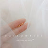 Korean Minimalism Gold Color Small Leaf Butterfly Stud Earrings for Women Daily Wear Ear Girls Pierc Gifts - Image 28