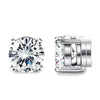 1 Pairs Crystal Strong Magnetic Ear Stud Clip Earrings for Men Women Punk Round Zircon Magnet Earrings Non Piercing Jewelry - Image 6