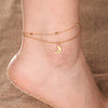 Stainless Steel Anklets for Women Sun Flower Leaves Moon Star Foot Bracelet Jewelry Summer Beach Accessories - Image 9