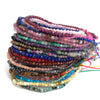 Faceted Gemstones 2-3mm Beads Hand Woven Adjustable Bracelet Lapis Lazuli Crystal Turquoise Choker Men Female Jewelry Party Gift - Image 2