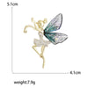 Enamel Ballerina Brooches for Women Pearl Elf Pins Rhinestone Girls Banquet Party Backpack Gift Jewelry Accessories - Image 33