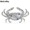 Animal Cancer Rhinestone Star Crab Brooch Pins 2 Colors Elegant Zodiac Jewelry Accessory Gift - Image 3