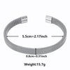 1/5Pcs Stainless Steel Minimalist Punk Twist Bracelet Women Geometric Stackable Adjustable Versatile Women Cuff Bangle Jewelry - Image 30