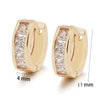 Gold Plated Zircon Hoop Earrings for Women Jewelry XP - Image 18