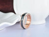 Titanium Steel and Ceramic Ring with Cubic Zirconia in US Sizes 6 to 9 - Image 14