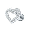 Stainless Steel Labret Piercing Stud with 16 Gauge and 1.2 x 8 mm Post - Image 29