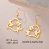 Hollow Hummingbird Stainless Steel Earrings Animal Pendant Women's Wealth Jewelry Gift Pendant Party Gift - Image 8