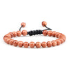 Braided Stone Bead Bracelet with Multiple Bead Sizes - Image 23