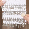 24pairs Set Faux Pearl Decor Twist Design Hoop Earrings For Women For Daily Life Heart - Image 1