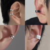 1 PC Korean Punk Stainless Steel No Pierced Pop Ear Clip Earrings for Men Women Jewelry Party Gift - Image 1