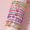 12Pcs/set Unicorn Cat Flower Charm Elastic Handmade Beaded Bracelets for Women Girls Birthday Party Jewelry Friendship Gift - Image 6