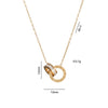 Stainless Steel Famous Roman Numerals Pendant Necklace For Woman Woman Necklace Jewelry - Image 6