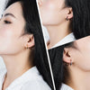 Twisted Small Round Hoop Earrings For Women/Men Stainless Steel Ear Buckle Chic Simple Ear Jewelry - Image 5