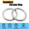 304 Stainless Steel Round O Ring M3 M4 M5 M6 M8 Anti Corrosion Rust Smooth Strong O Ring Fishing Yoga Hanging Welded Rings - Image 6