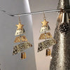 Vintage Metal Christmas Tree Long Drop Earrings for Women Girls Holiday Party Jewelry Acccessories Christmas Gifts - Image 3