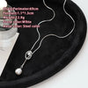 Stainless Steel Pull-out Adjustable Chain Baroque Pearl Pendant Long Necklace For Womens Sweater Chain Jewelry - Image 8
