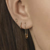 Minimalist Safety Pin Shape Leverback Earrings for Women U-shaped Gold Plated Lock Pendant Pierced Earring Jewelry Accessories - Image 4