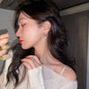 Classic Round Shell Flower Pendant Earrings Korea Jewelry Wedding Party Temperament For Womans Accessories Gift - Image 2