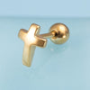1pc Stainless Steel Cartilage Tragus Helix Piercing Earrings for Women Men Punk Snake Bee Spider Moon Star Stud Earring 18G - Image 19