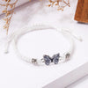 Woven Butterfly Flower Cord Bracelet with Adjustable Length - Image 34
