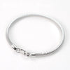 Silver 3mm Snake Chain Gold Bracelet for Men and Women, Charm, Jewelry, Wedding, Party Gifts - Image 2