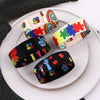 Autism Awareness Puzzle Men Women Stretch Wristband Bracelet Colorful Wide Band Bangles Armband Accessories Gifts - Image 6