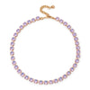6mm Crystal Necklace Bracelet Set For Women Colorful Boho Color Zirconia Claw Seting Jewelry Set - Image 9
