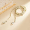 Geometric Acrylic Bead Choker Necklace with Pendant Detail - Image 11