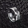 Steampunk Gear Wheel Men Stainless Steel Ring Inlay Carbon Fiber Rings For Men Rock Punk Wedding Band Jewelry - Image 6