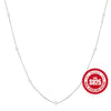 Style Silver Clavicle Necklaces Simple Set with 5 Claw Set Irregular Zirconia Pendant Necklace - Image 17