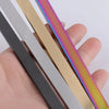 Polished Strip Cuff Bracelet with 1.8 mm Thickness Options - Image 3