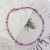 Polymer Clay Bead Necklace with Dog Motif and 37 cm Chain - Image 3