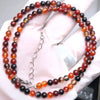 4mm Stone Round Beads Adjustable Necklace Agate Opal Tigers Eye Quartz Crystal Labradorite Charm Necklace Women Jewelry - Image 8