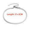 Snake Chain Anklet 3MM Stainless Steel Adjustable Chain Anklet Gifts for Women Beach Jewelry Accessories - Image 8