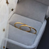 Stainless Steel Plated Paved Tiny Zircon Stackable Ring Golden Color Thin Ring Jewelry - Image 3