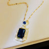 Geometric Cubic Zirconia Pendant Necklace for Women Temperament Female Wedding Neck Accessory Party Jewelry - Image 19