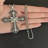 European And American Personality Retro Gothic Cross Necklace For Men And Women Street Hip-Hop Trendsetters Versatile Pe - Image 7