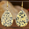 Stone Water Drop Dangle Earrings Bohemian Women's Delicate Banquet Party Holiday Handmade Jewelry - Image 17