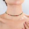 Tennis Necklaces Bracelet Earring Rhinestone Choker Women Elegant Choker Ice Out Crystal Chain Jewelry Set Gifts - Image 2