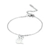 Cute Elegant Stainless Steel Anklet for Women Silver Color Planet Star Heart Turtle Octopus Charm Summer Sandals Jewelry - Image 7